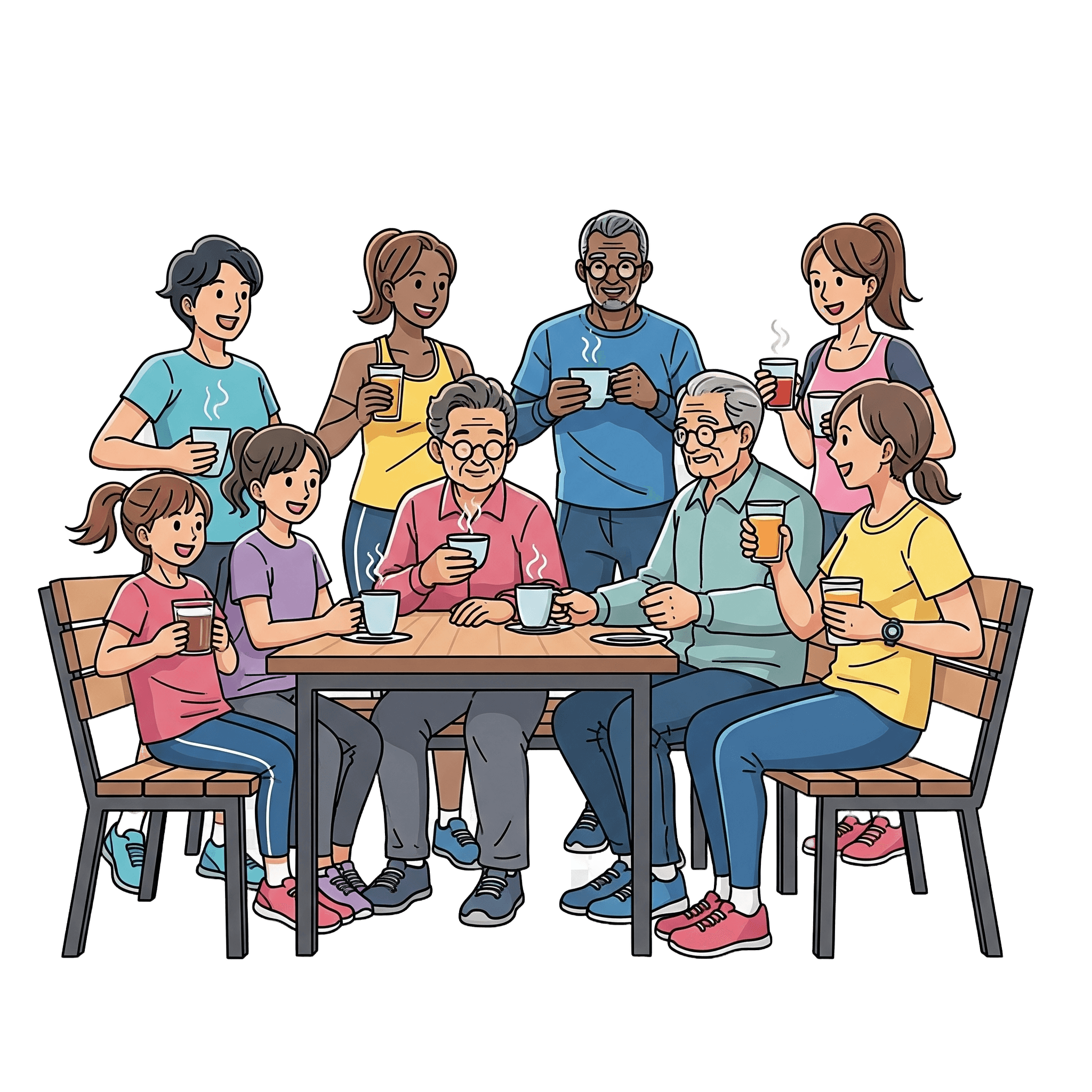 Sosiale folk i Ihlen Løpeklubb